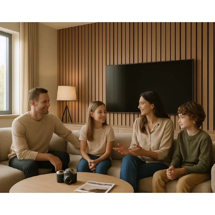 DUVAR PANELİ 280 X 50 ( 8 CM ÇITALI) SOFT TISSUE (KADİFE)