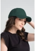 Spor Kep Şapka | Ayarlanabilir Tokalı Petrol Yeşili Gabardin Kep Şapka | Baseball Cap