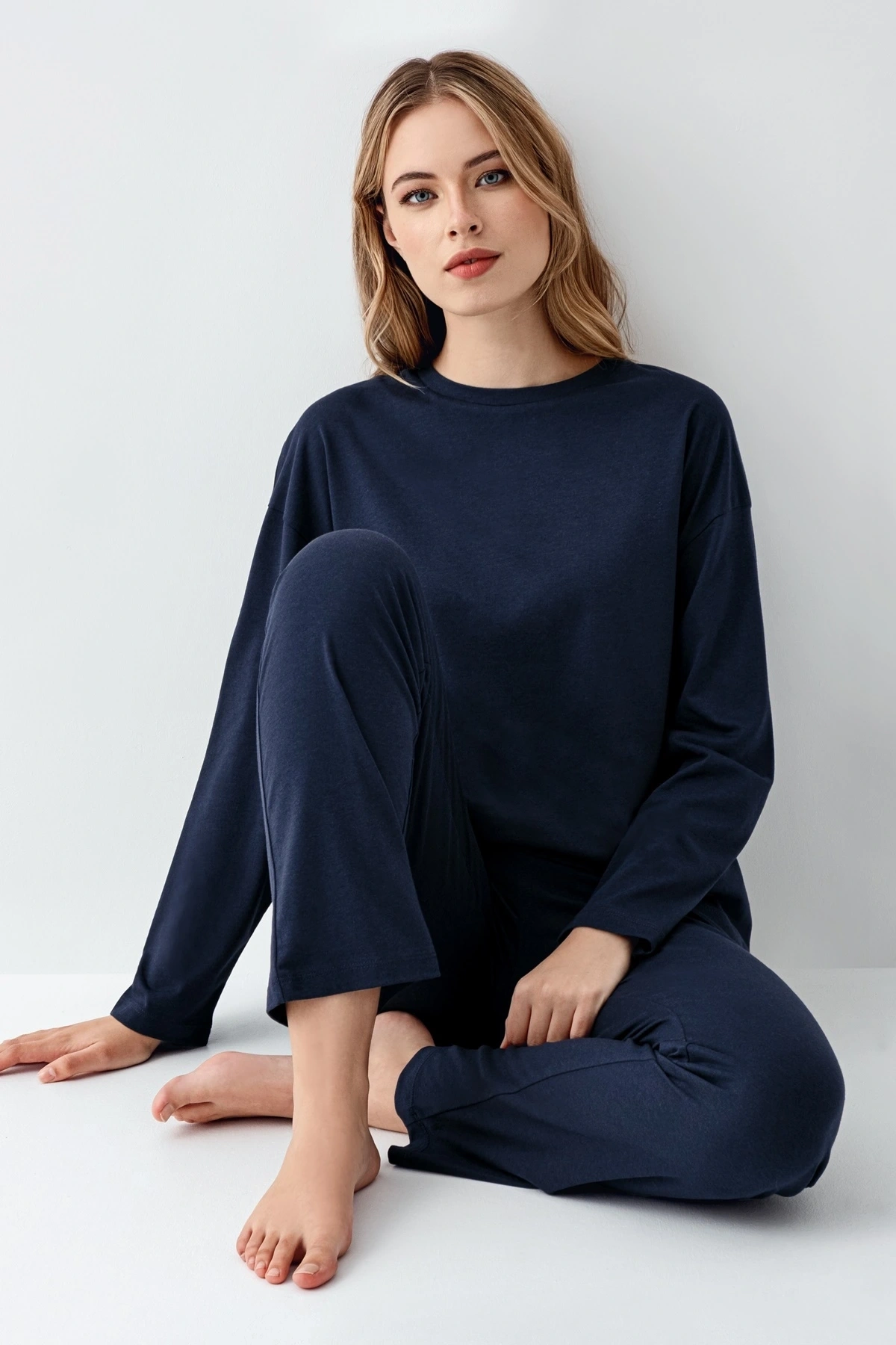 Arnetta 3407-S Kadın Uzun Kol Pijama Takım