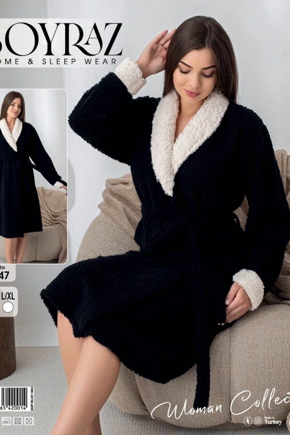 Boyraz 0047 Kadın Sharpi Welsolf Sabahlık