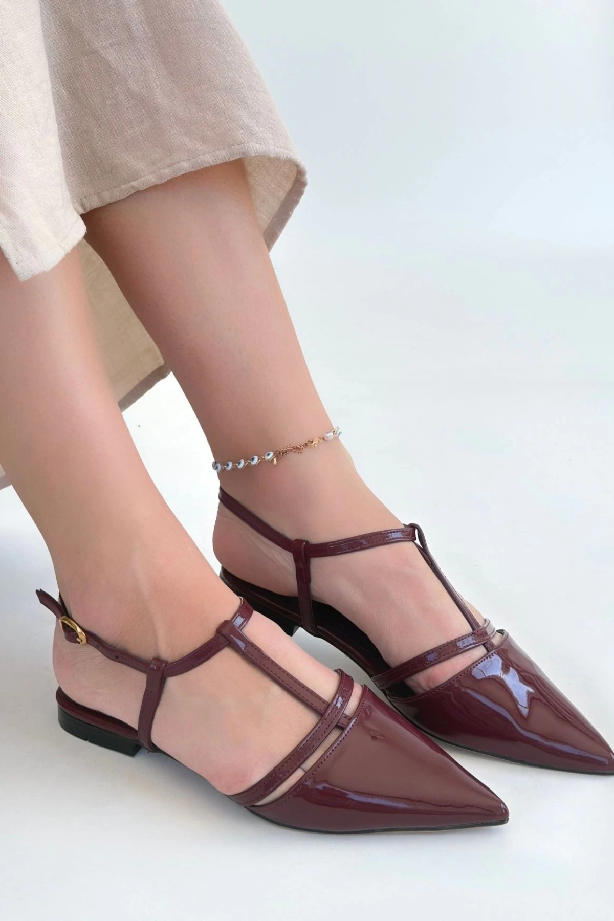 Canca Bordo Rugan Babet Ayakkabı