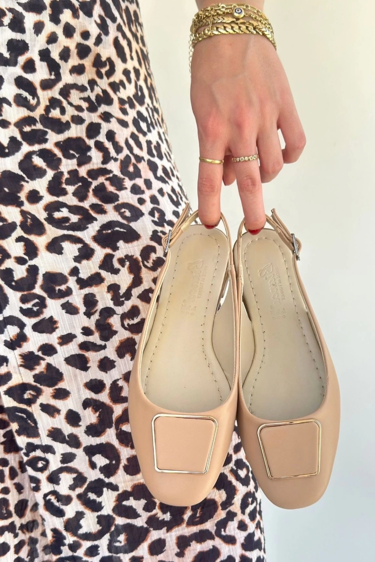 Canka Nude Cilt Babet Ayakkabı