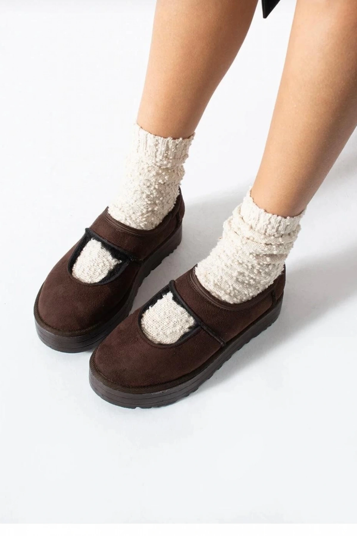 Carren Kahverengi Süet Bot