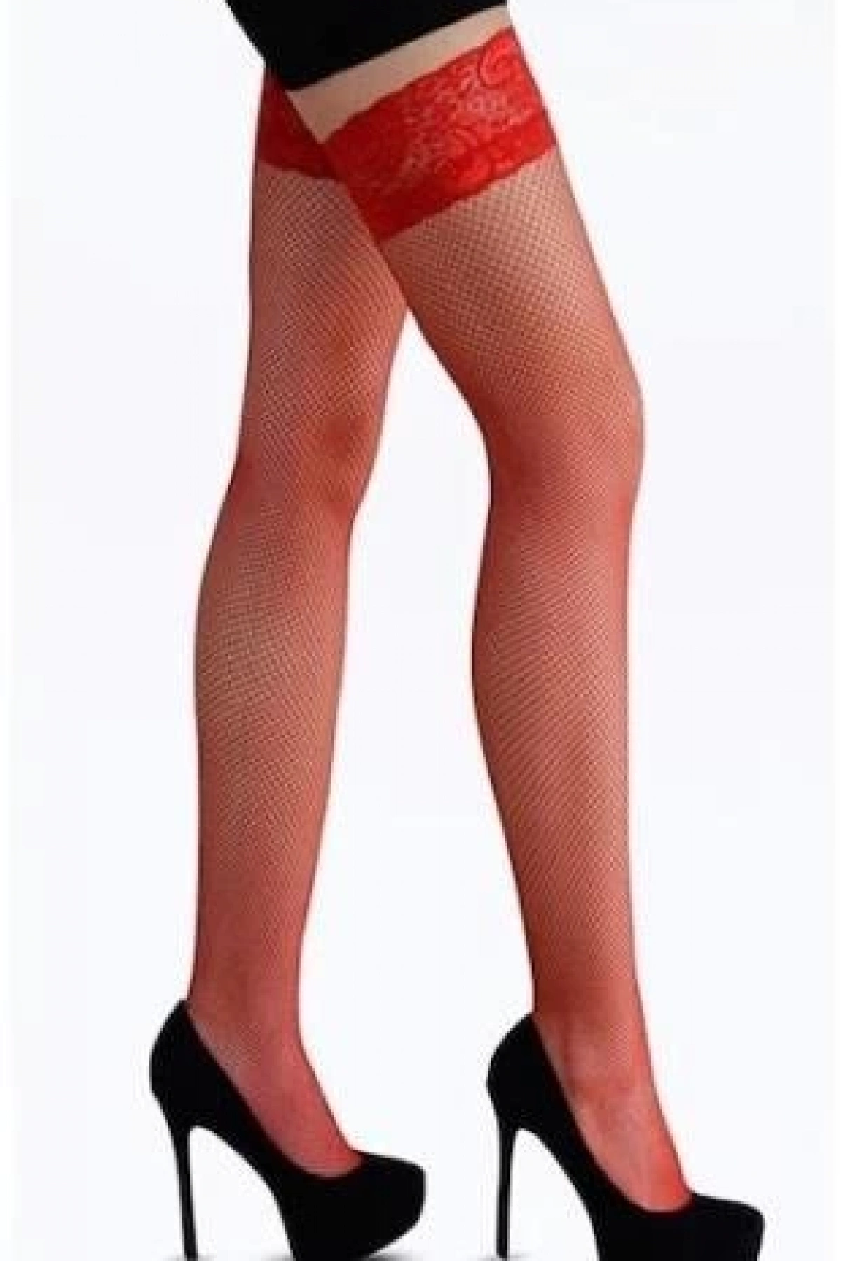 Daymod Rete File Silikonlu Dantelli Jartiyer Çorap