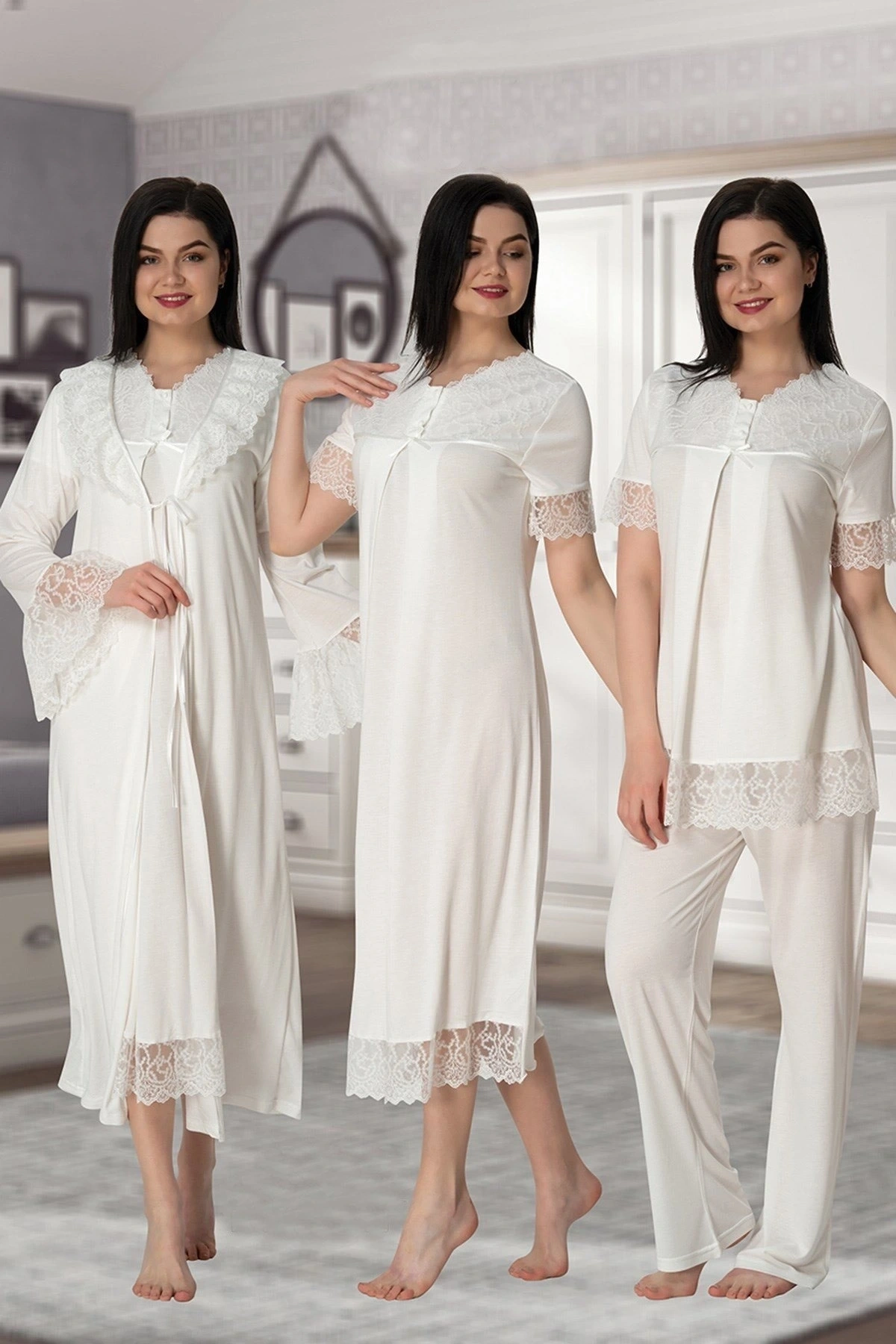 Effortt 5046 Sabahlıklı Lohusa Hamile 4lü Set