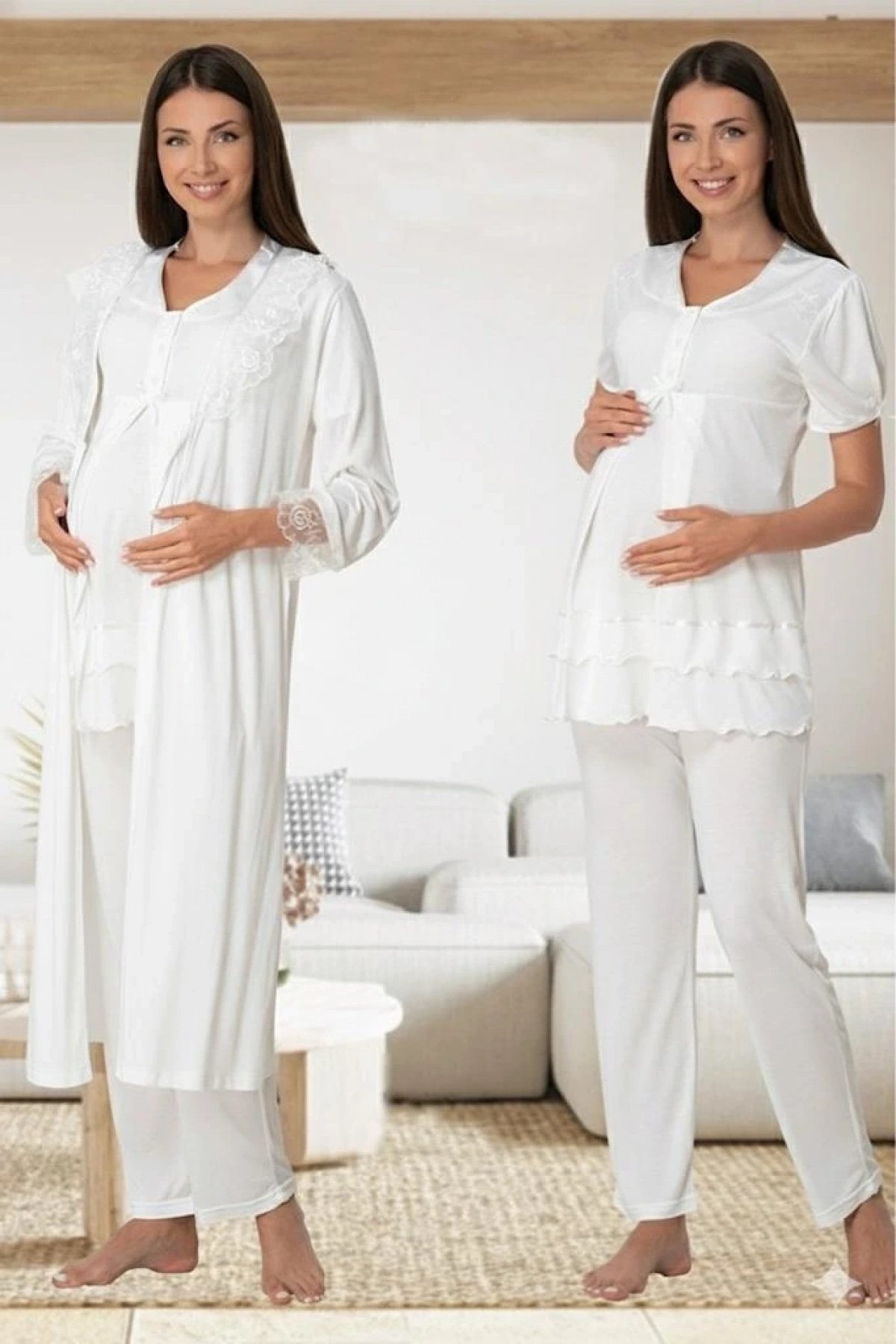 Effortt 8024 Sabahlıklı Lohusa Pijama