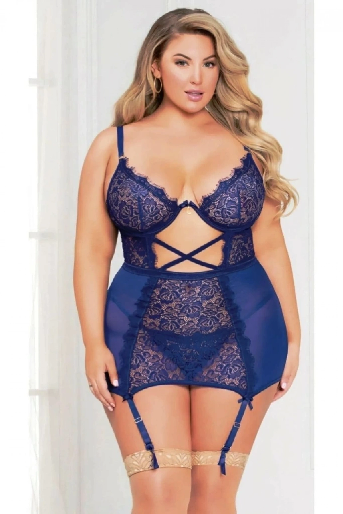 For Dreams 8312 Büyük Beden Fantezi Gecelik