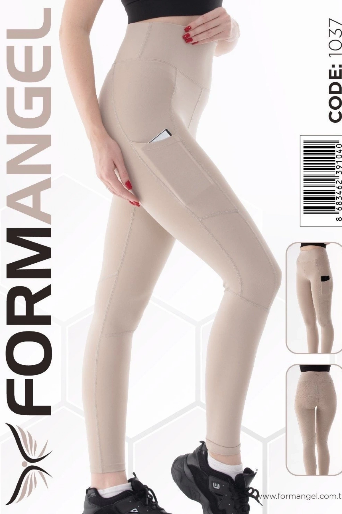 Form Angel 1037 Kadın Cepli Spor Taytı