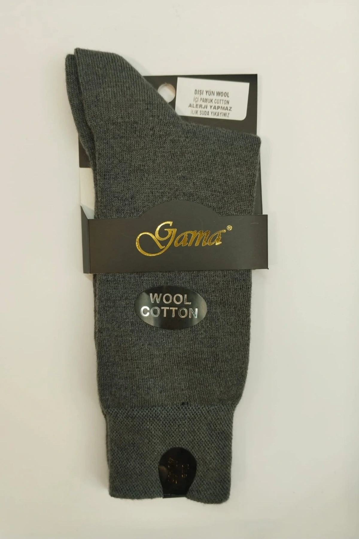 Gama 382 Erkek Merinos Yün Çorap