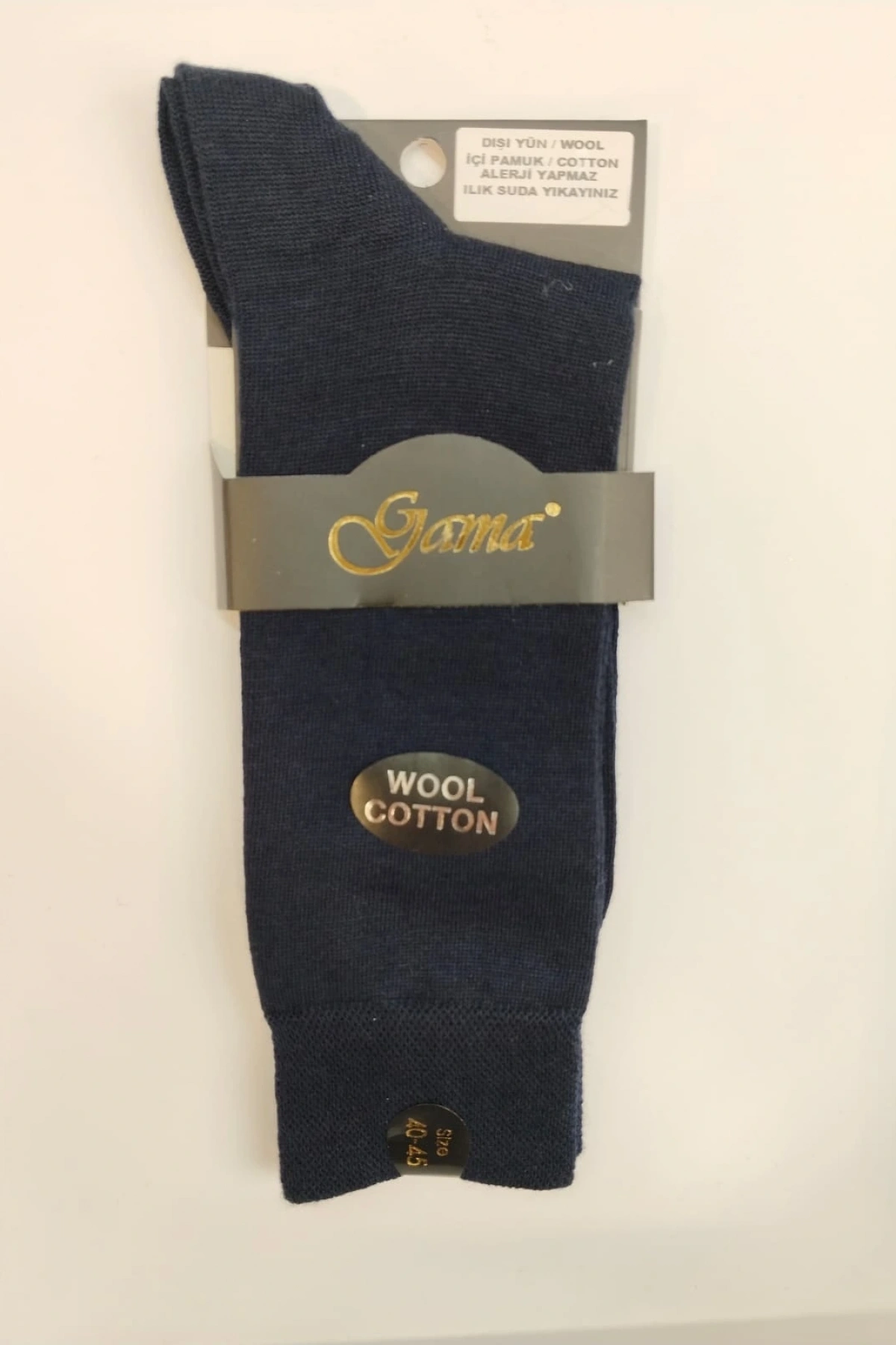 Gama 382 Erkek Merinos Yün Çorap