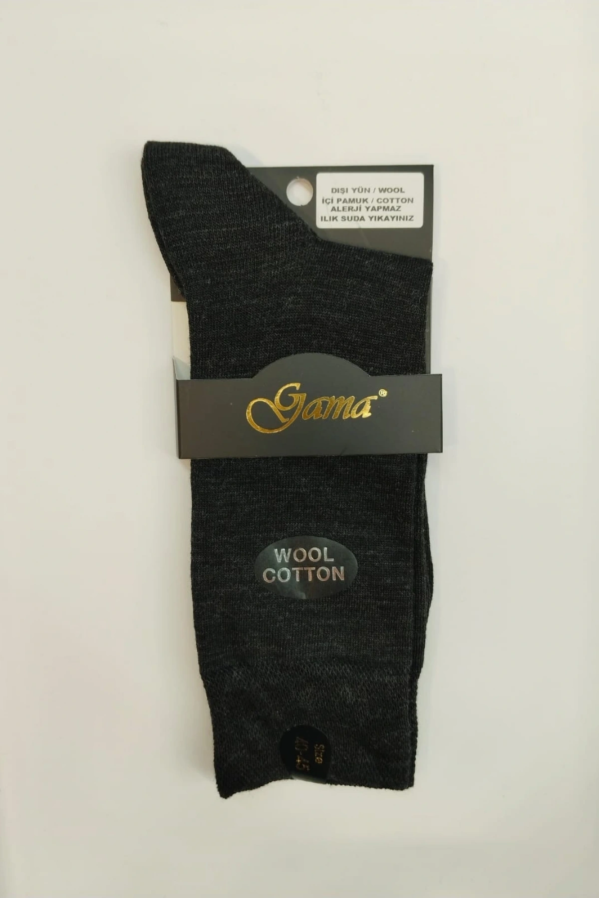 Gama 382 Erkek Merinos Yün Çorap
