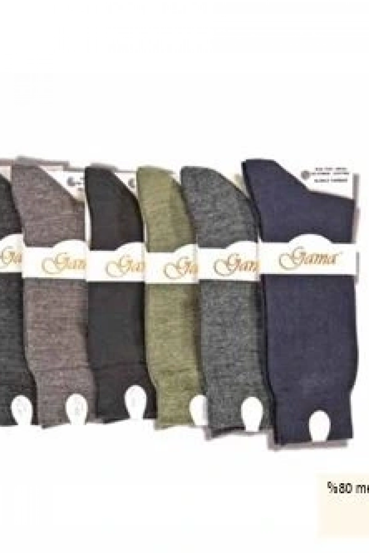 Gama 382 Erkek Merinos Yün Çorap