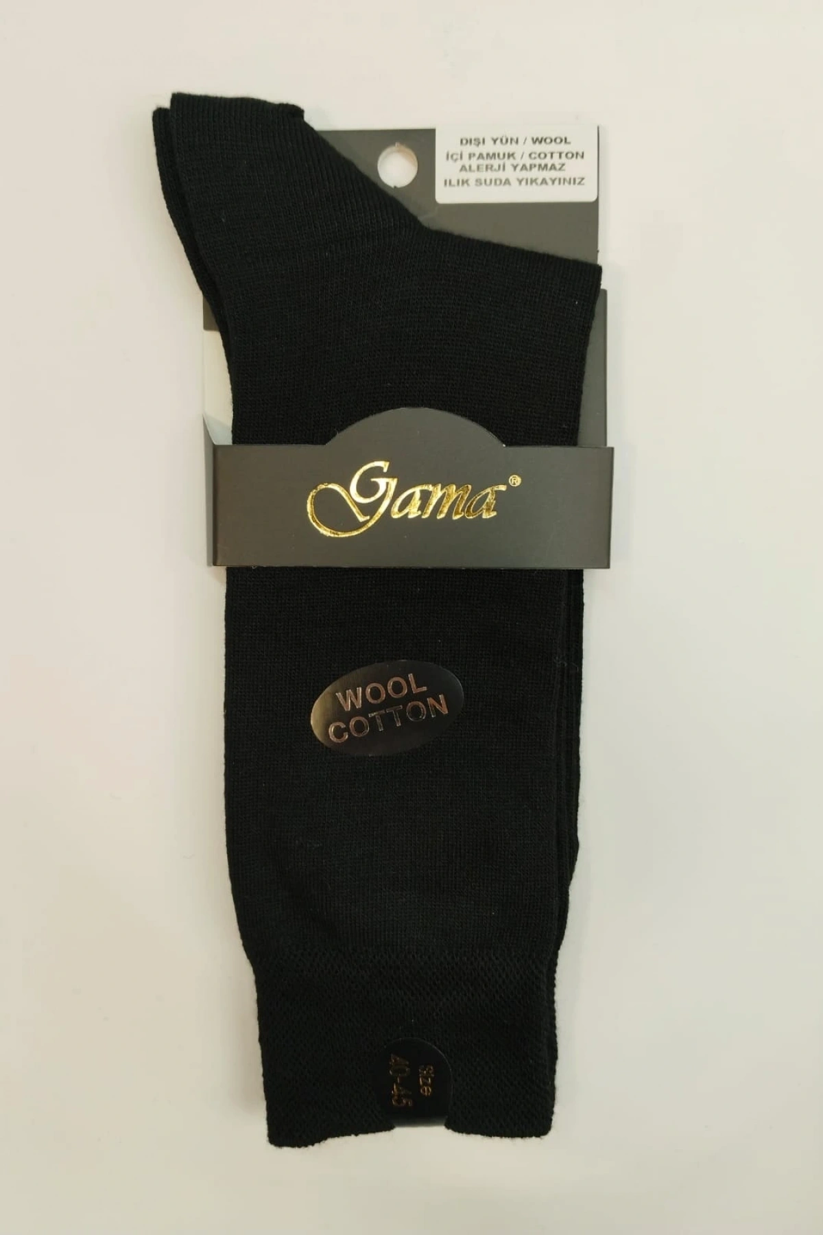 Gama 382 Erkek Merinos Yün Çorap