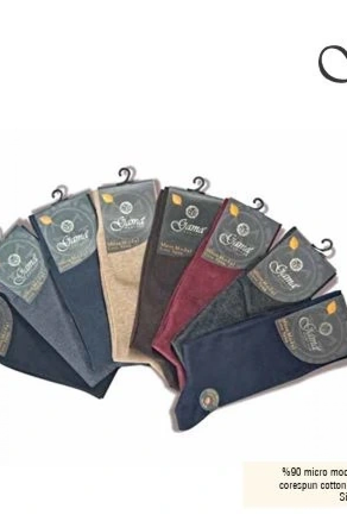 Gama 915 Erkek Mikro Modal Core Spun Pamuk Çorap