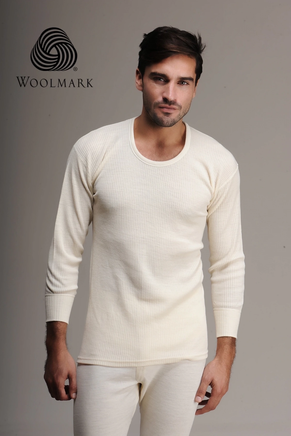 Hasyün 1002 %100 Yün Erkek Uzun Kol Fanila