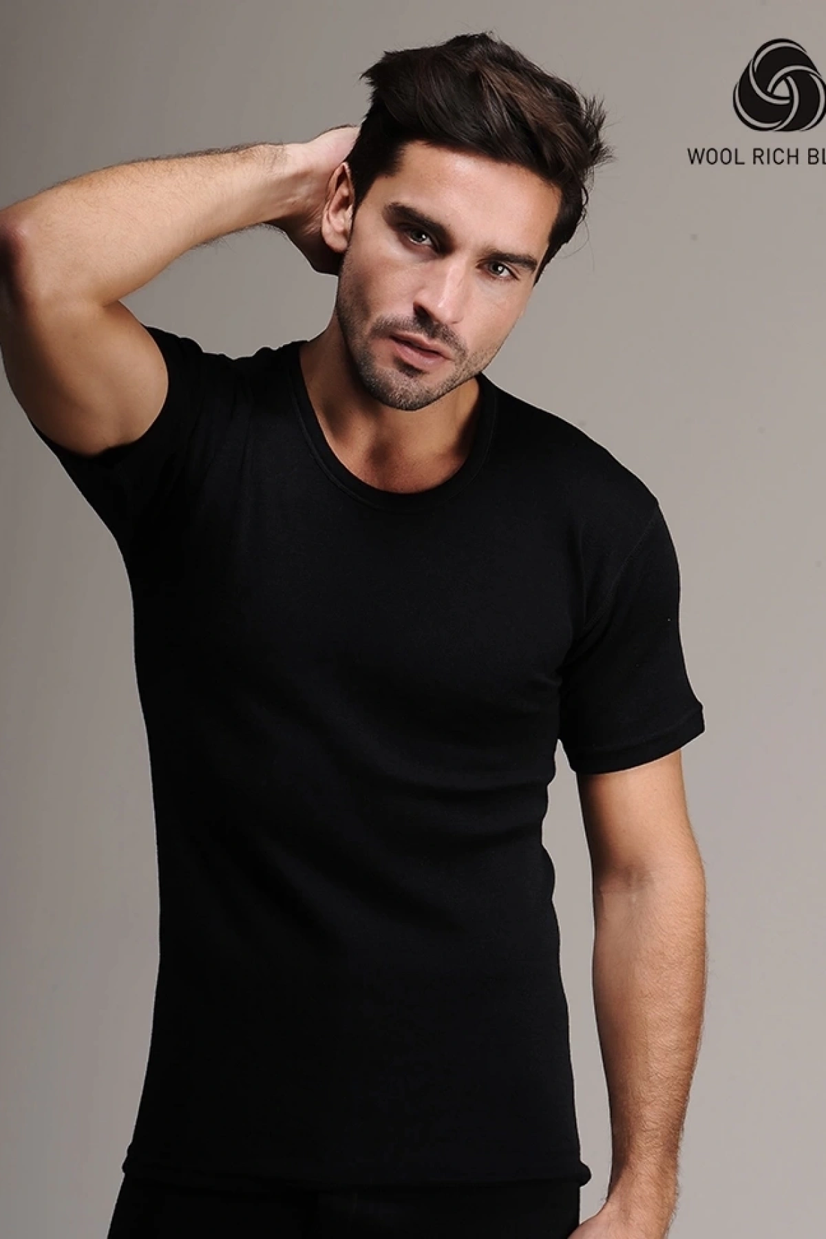 Hasyün 2005 Erkek Kısa Kol Yün Fanila