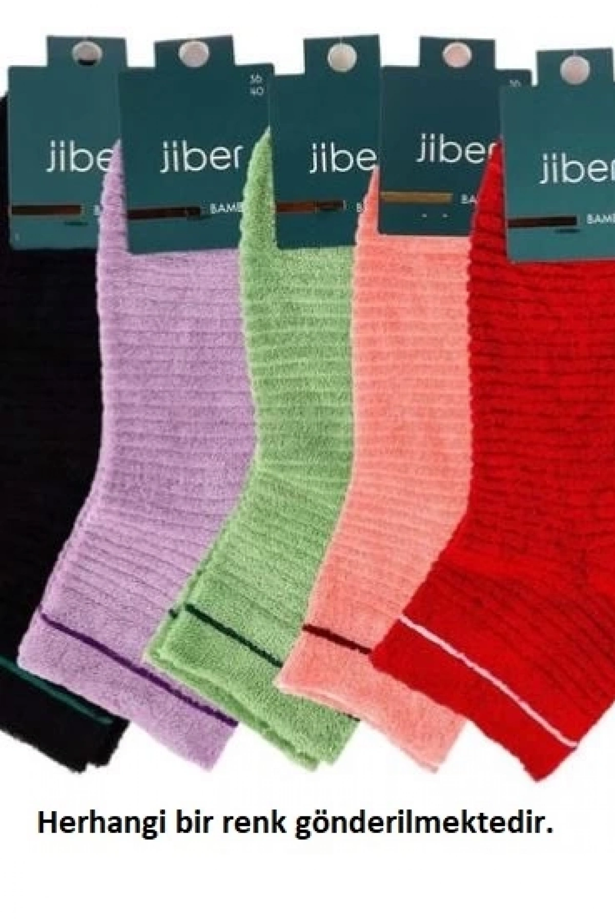 Jiber 6950 Bayan Bambu Ters Havlu Patik