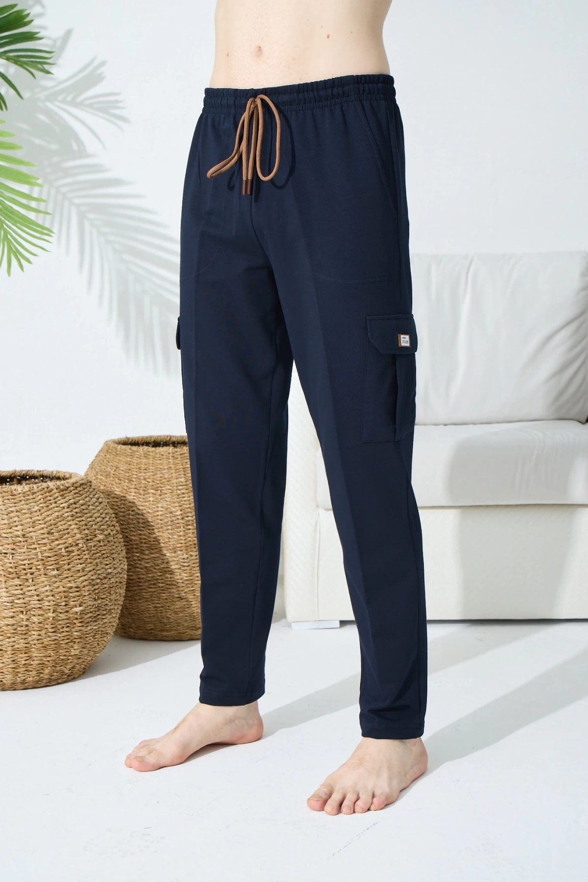 Kocabey 1030 Erkek Yan Cepli Tek Pantolon Eşofman Altı