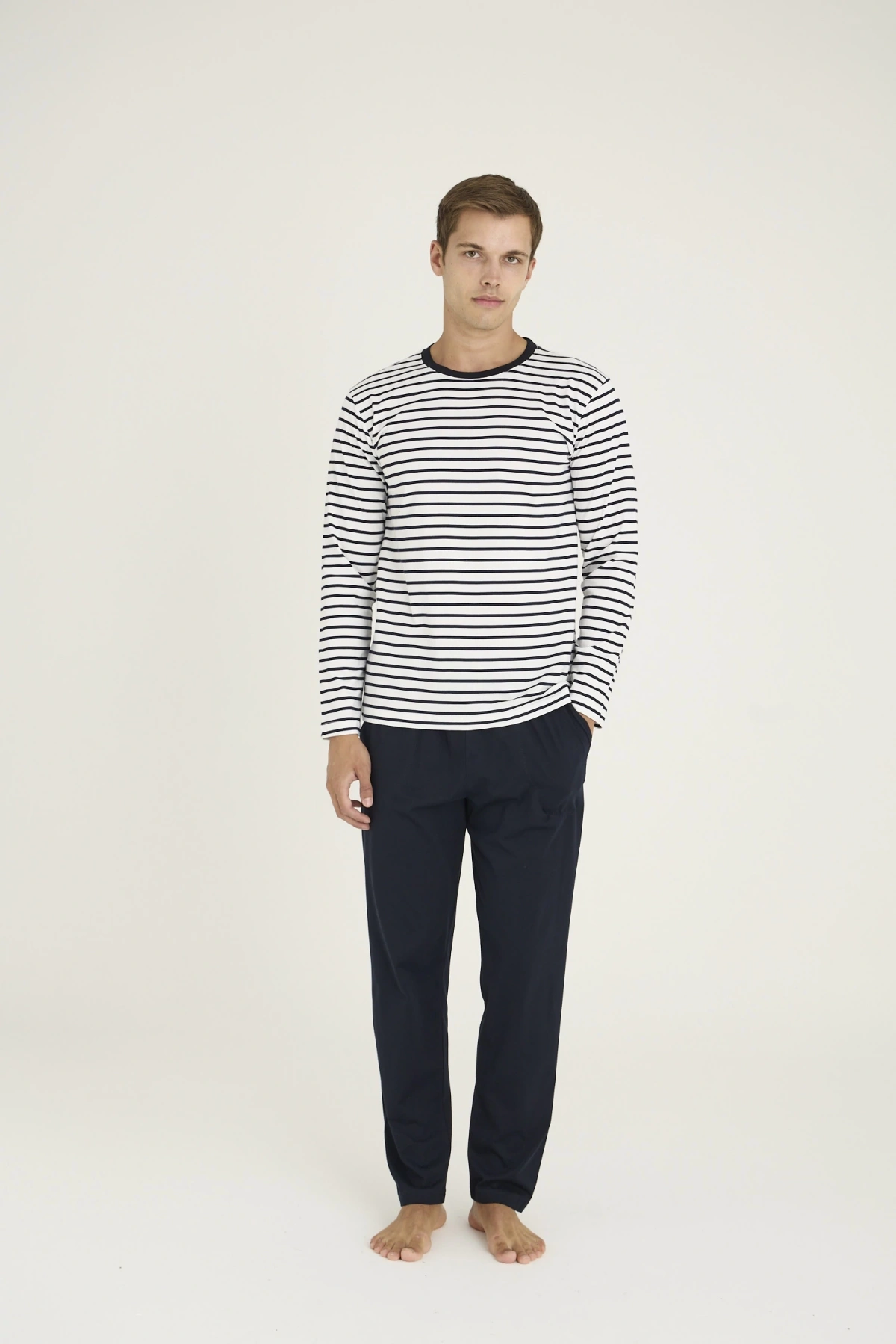 Kocabey 9215 Erkek O.Yaka Pijama Takım