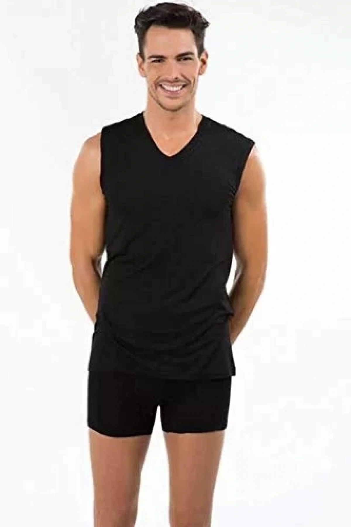 Kom Barry 2li Paket Derin V Yaka Kolsuz Atlet