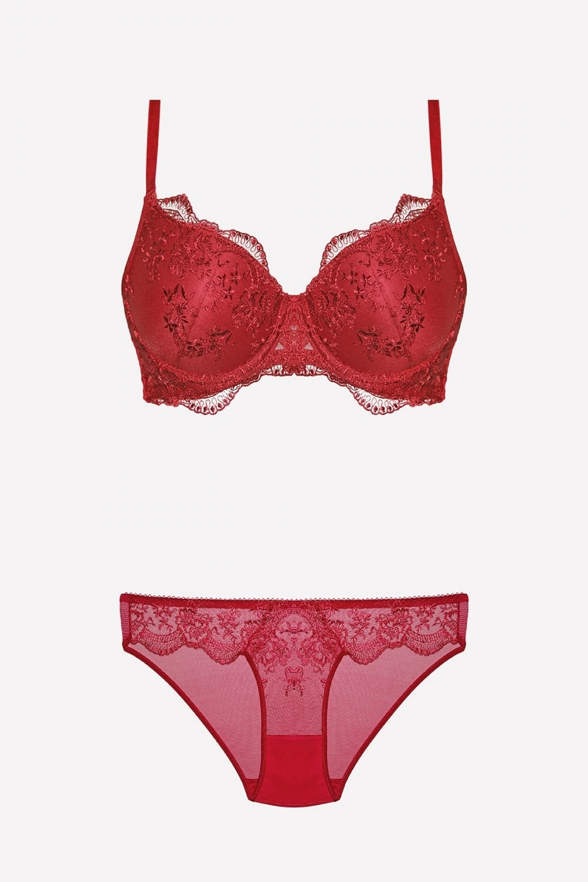 Nurteks 4385 Dantelli Sütyen Takımı