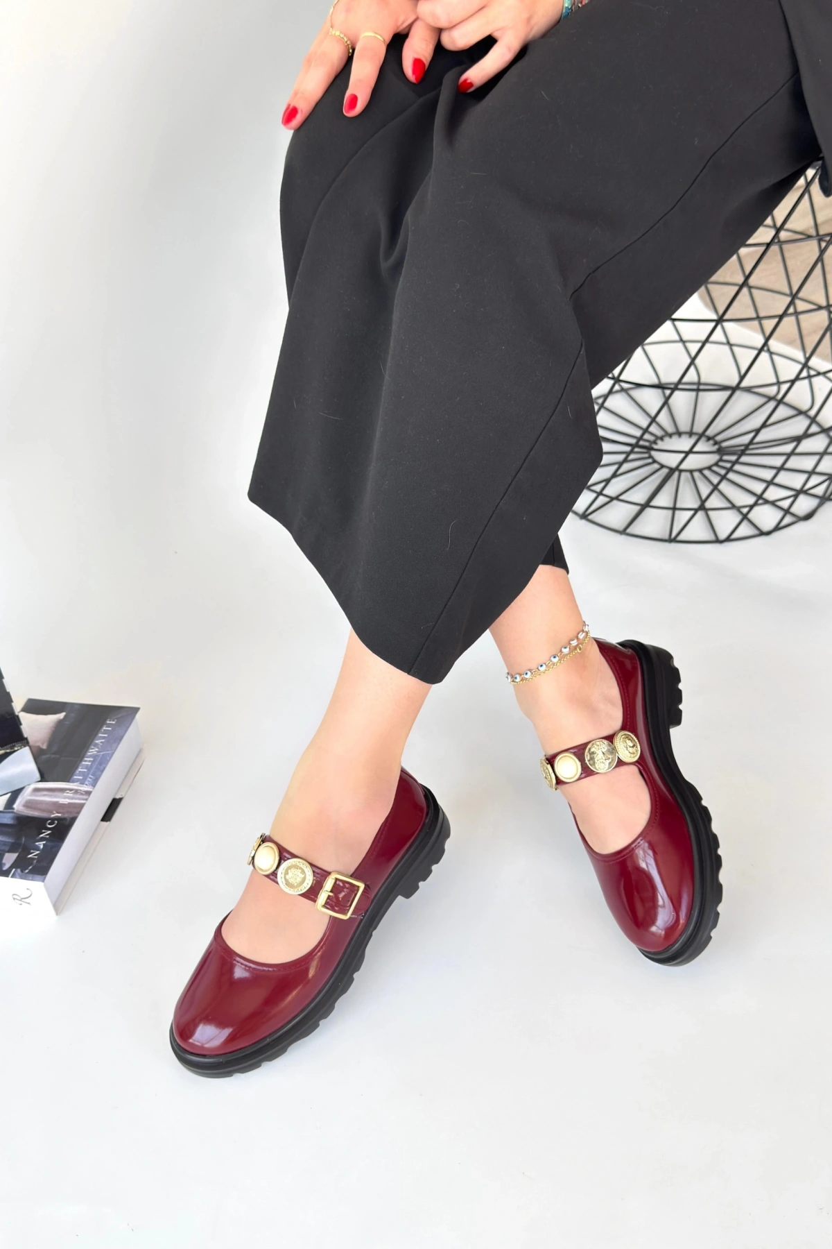 Okira Bordo Rugan Oxford Ayakkabı