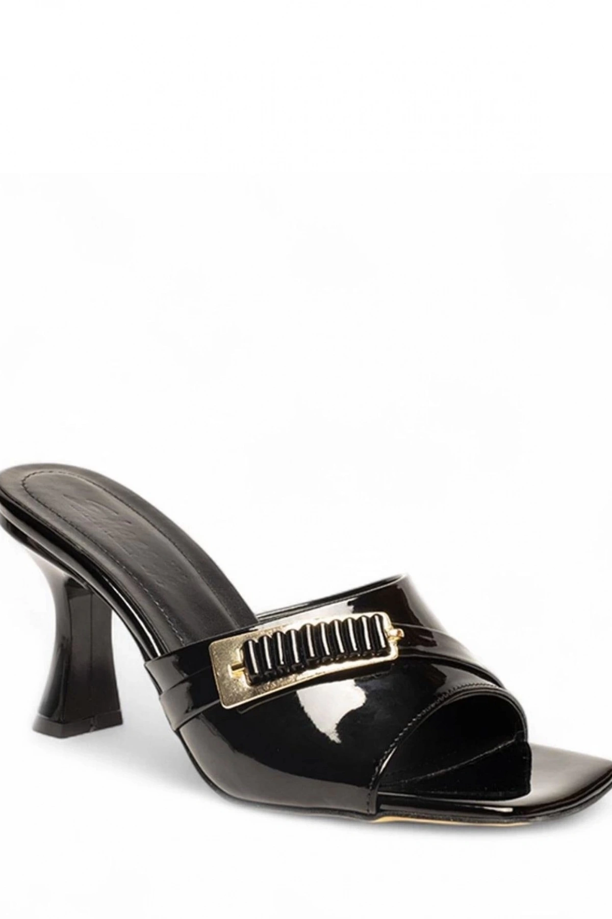 Sief Siyah Rugan Topuklu Terlik