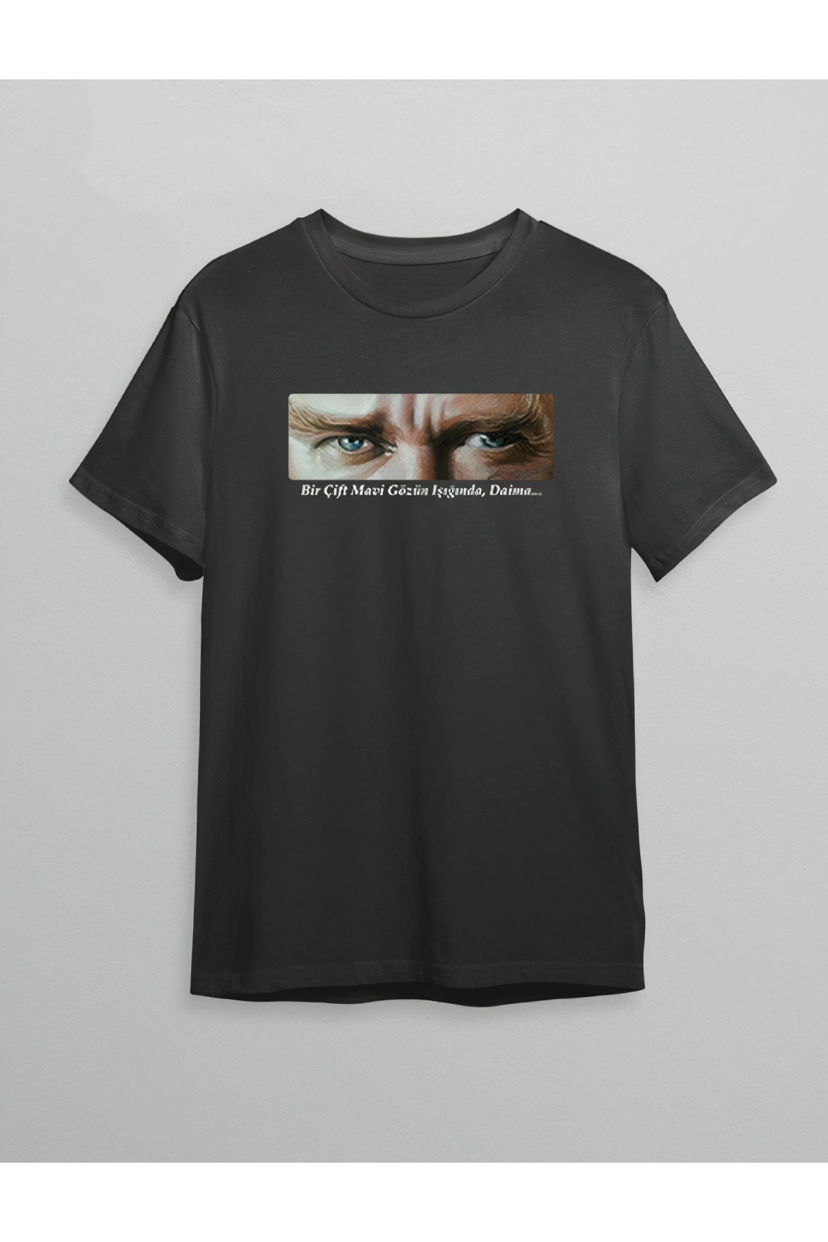 10 Kasım Unisex Atatürk Baskılı T-shirt - Siyah