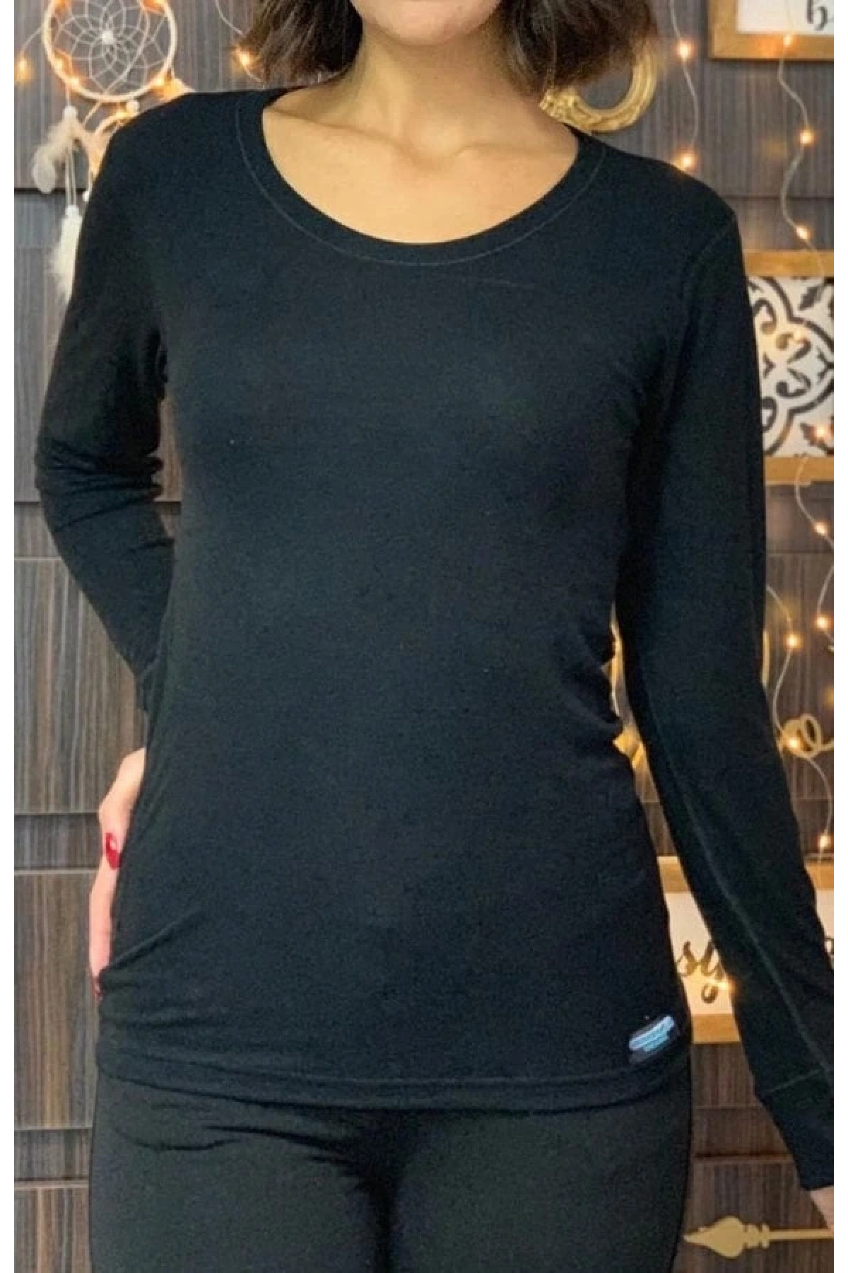 Aqua CM2512 Termal Açık Yaka Uzun Kol Fanila