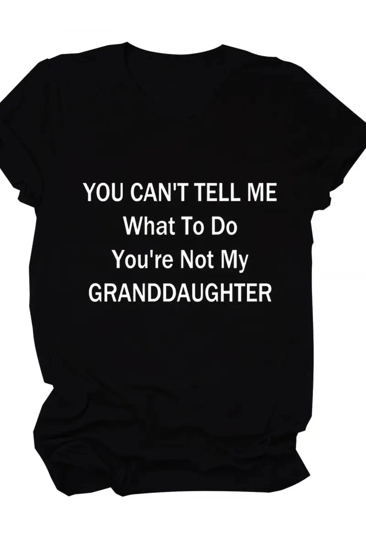 20/1 Penye Compack Baskılı Oversize Kısa Kol Bisiklet Yaka T-shirt - Siyah