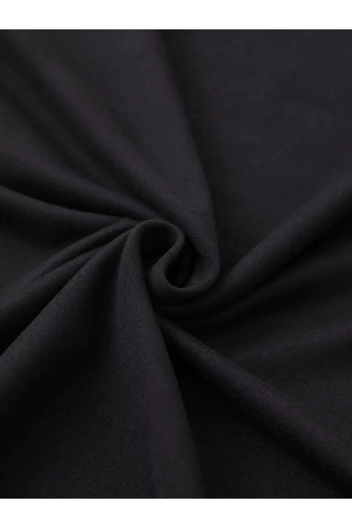 20/1 Penye Compack Baskılı Oversize Bisiklet Yaka Kısa Kol Yazlık T-shirt - Siyah