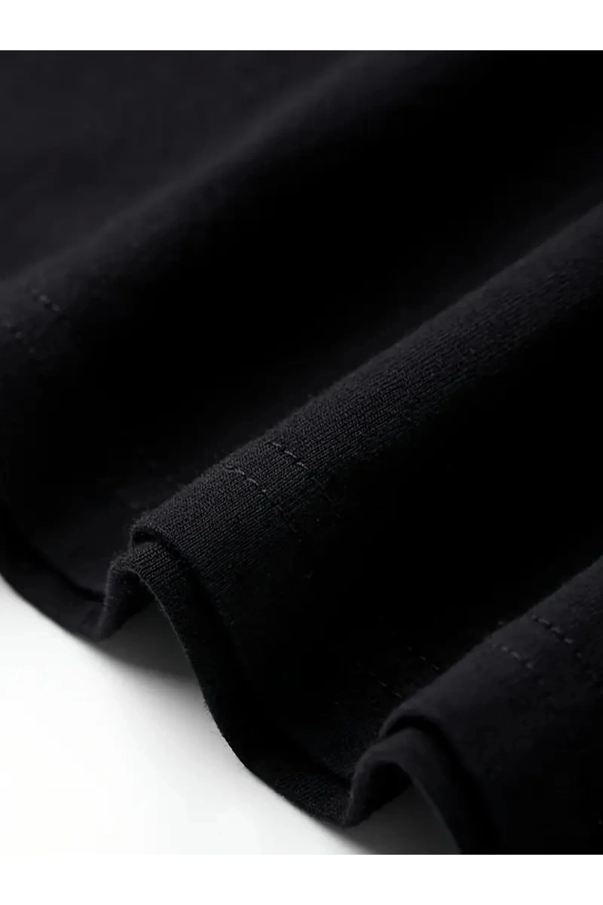 Güneş Gözlüğü Grafikli Karikatür Tavşan Oversize Kısa Kollu Tişört Çift Tişört, İlkbahar Ve Yaz- Siyah