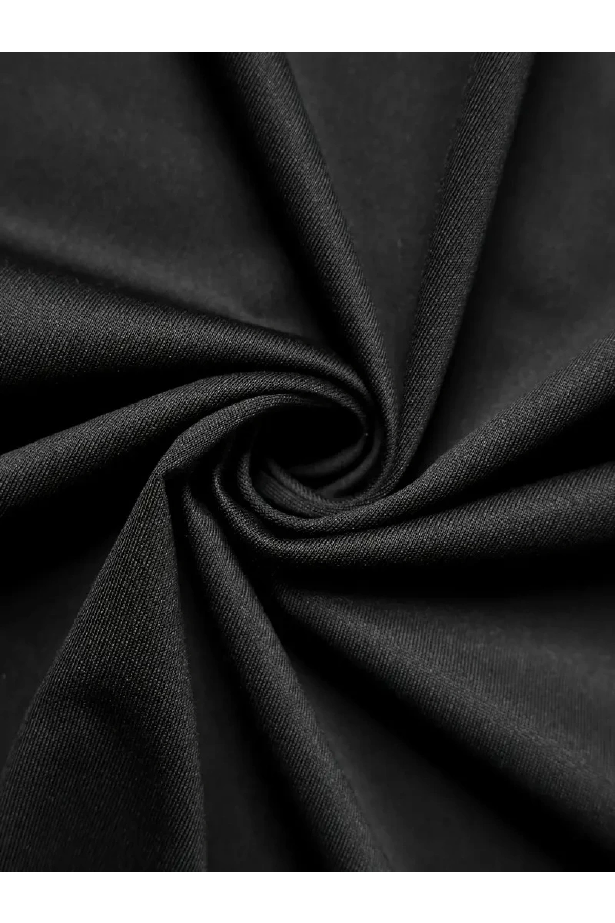 Benzersiz Sırt Baskılı Erkek Sokak Stili Bol Tişört - Nefes Alabilir Polyester, Makinede Yıkanabilir - Siyah