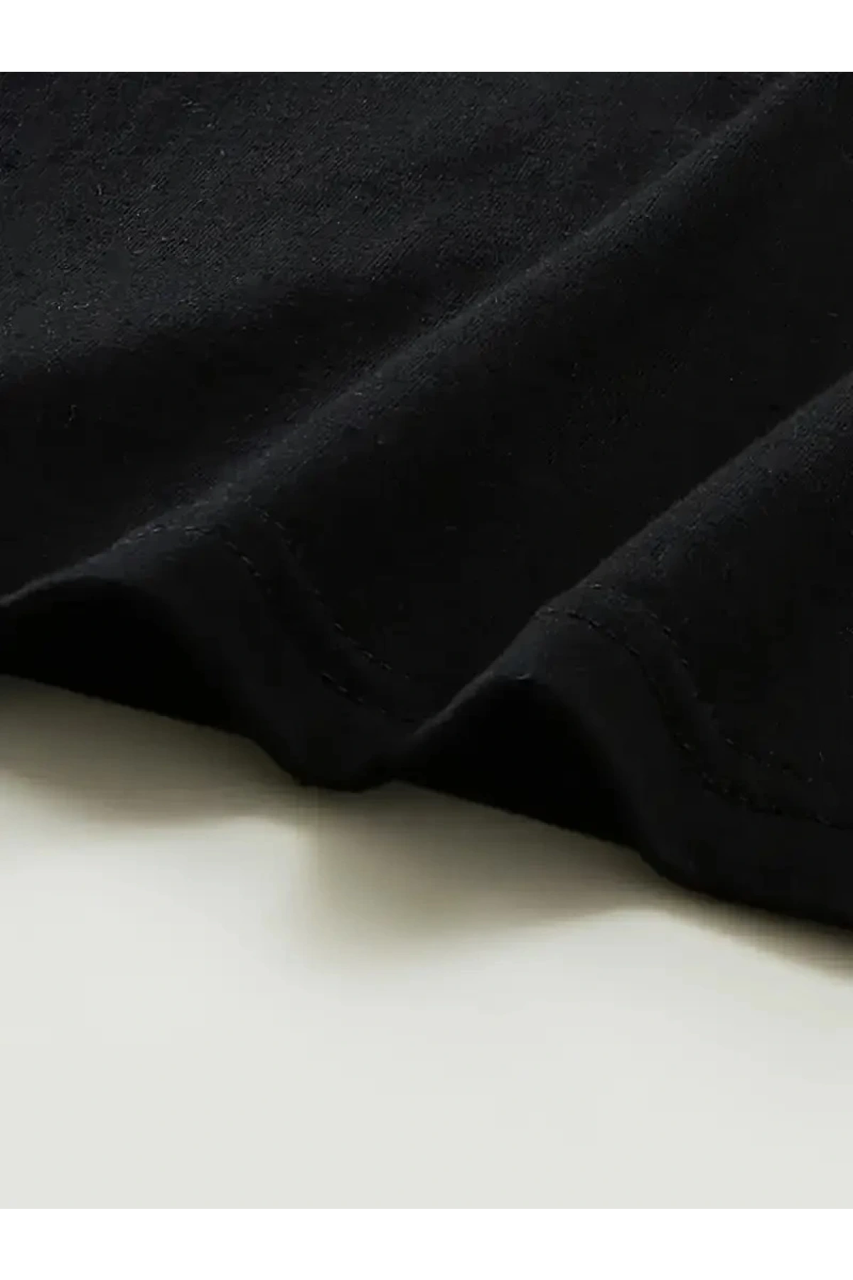 [Günlük T-Shirt] Hafif Kadın Günlük T-Shirt | Bol Kesim, Kısa Kollu, Yuvarlak Yaka, Eğlenceli Karikatür Ayı ve Umrumda Değil Baskı - Günlük Stil, İlkbahar/Yaz- Siyah