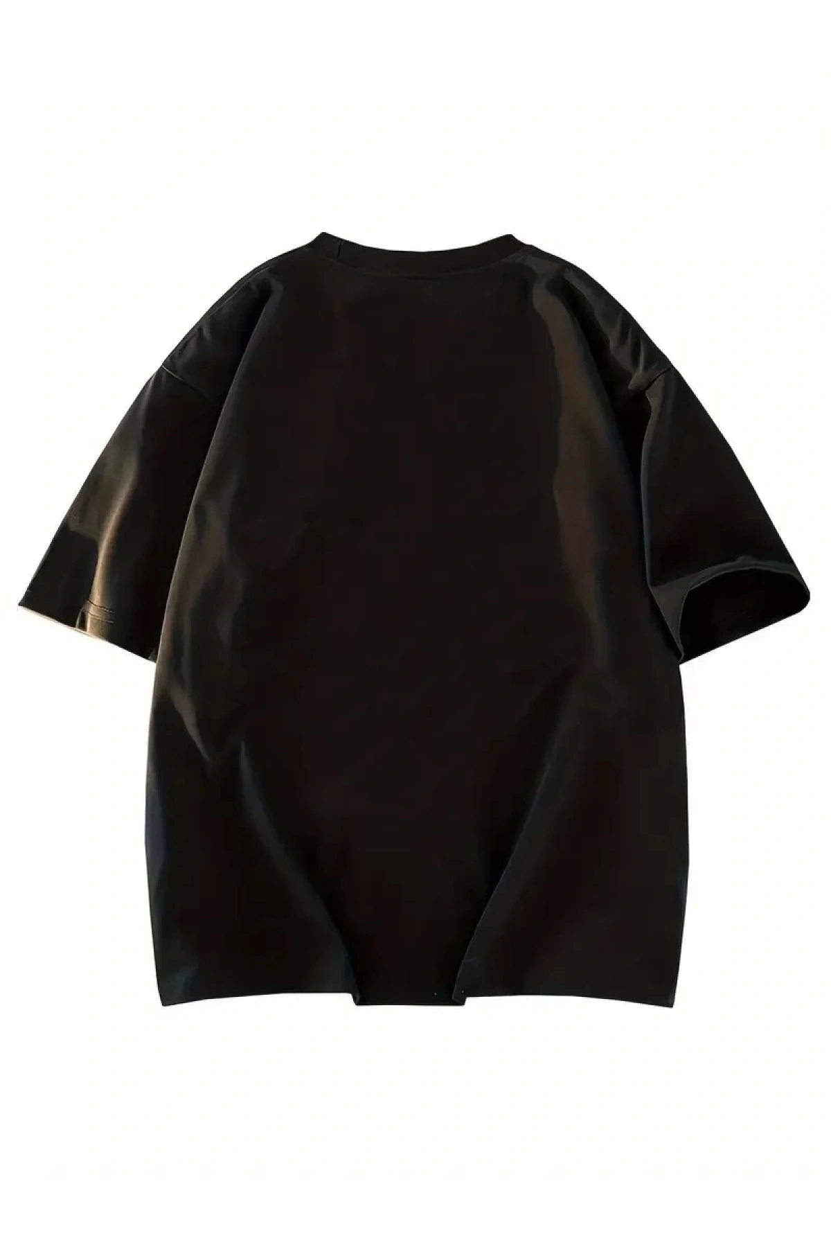 Kadın Eğlenceli Harf NY Baskılı Bisiklet Yaka Tişört - Rahat Polyester, Makinede Yıkanabilir - Yaz ve Fitness için Mükemmel, Yuvarlak Yaka - Siyah