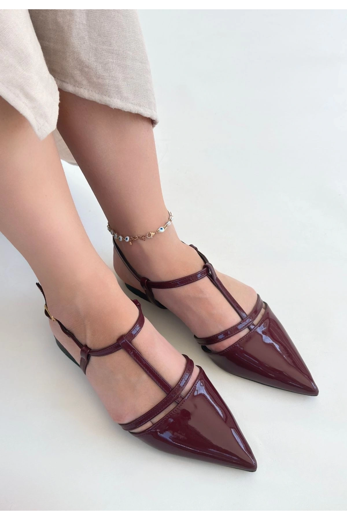 Canca Bordo Rugan Babet Ayakkabı