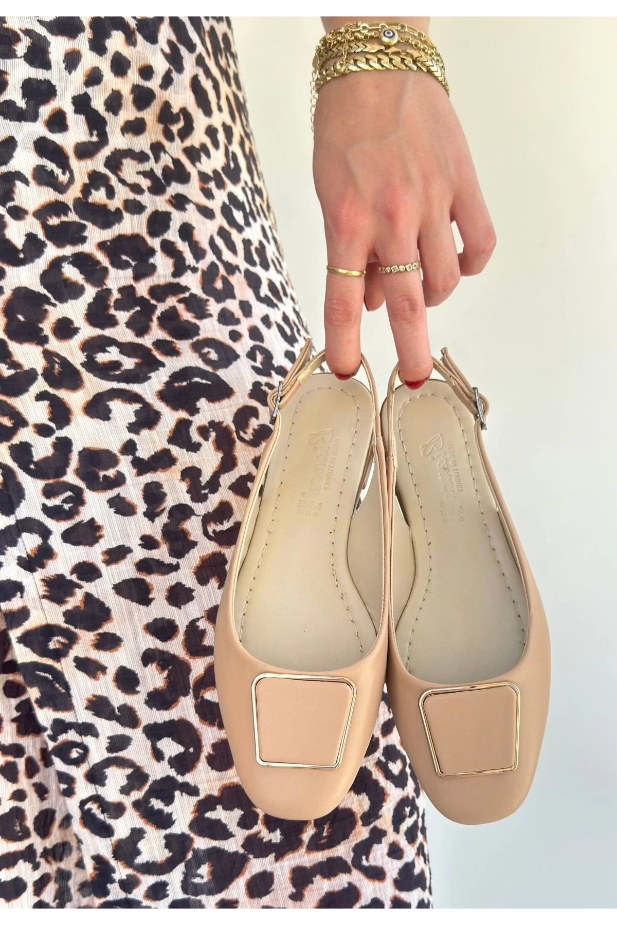 Canka Nude Cilt Babet Ayakkabı