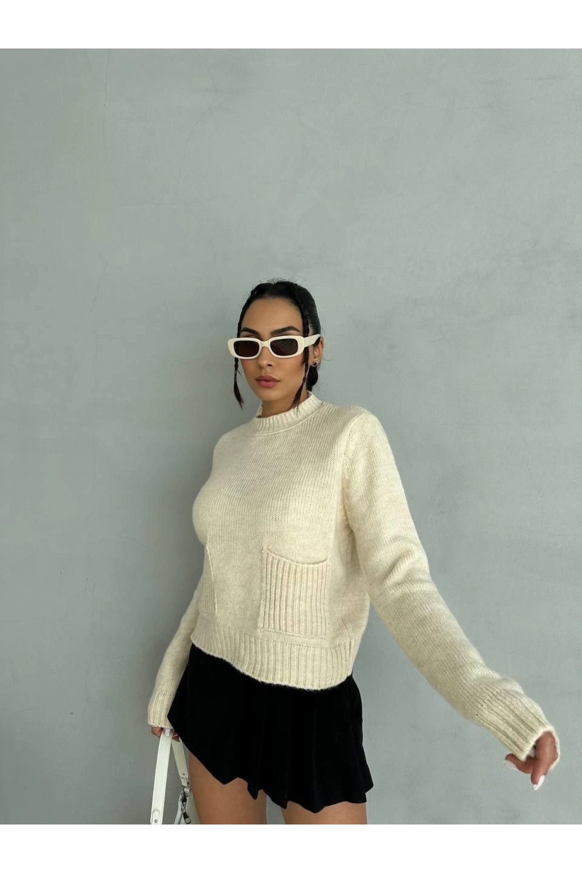 Cepli triko kazak krem