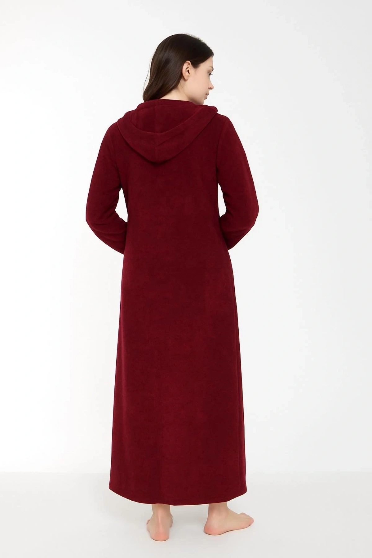 Cicikom 104030 Bayan Kapşonlu Havlu Elbise