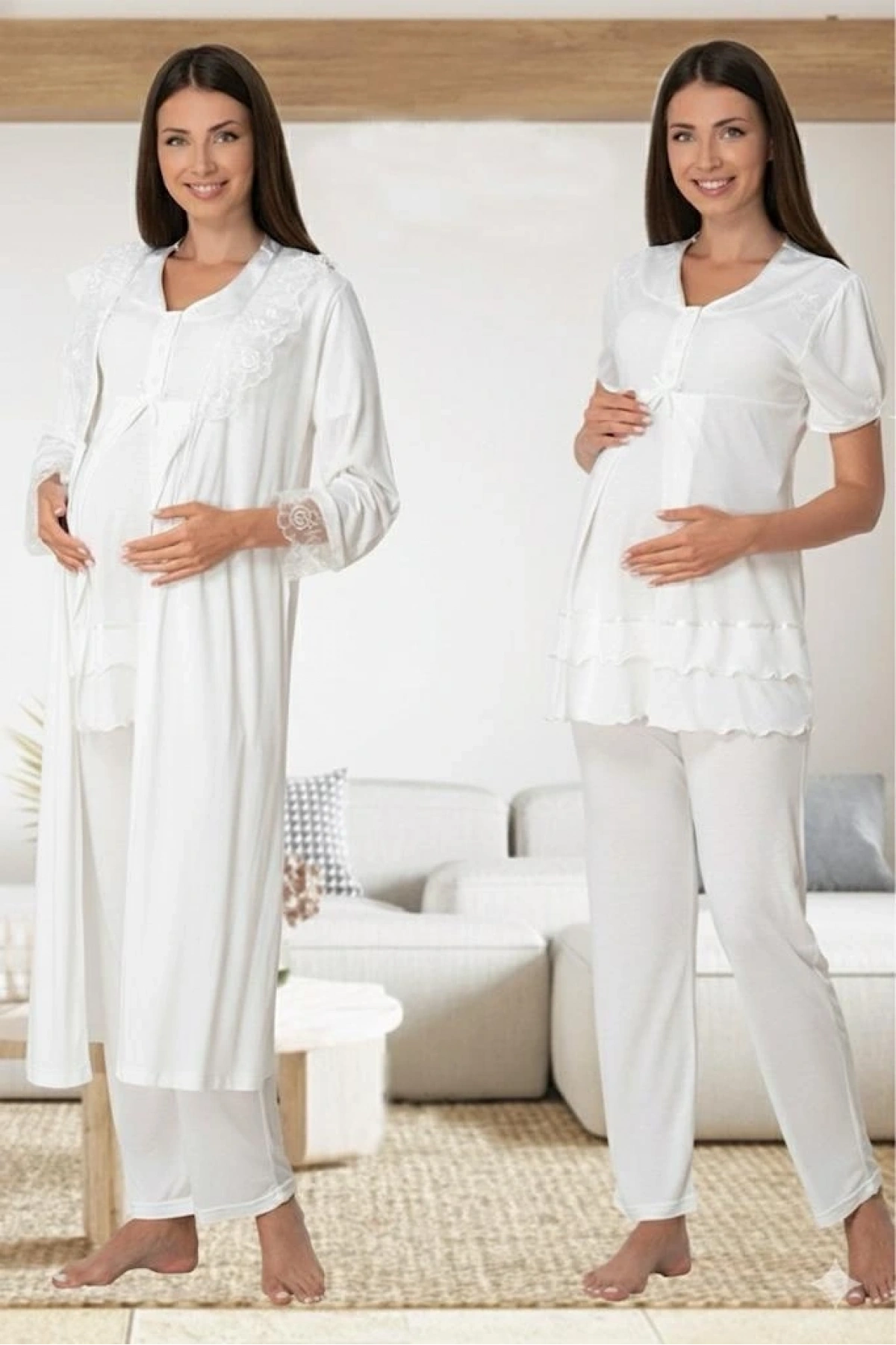 Effortt 8024 Sabahlıklı Lohusa Pijama