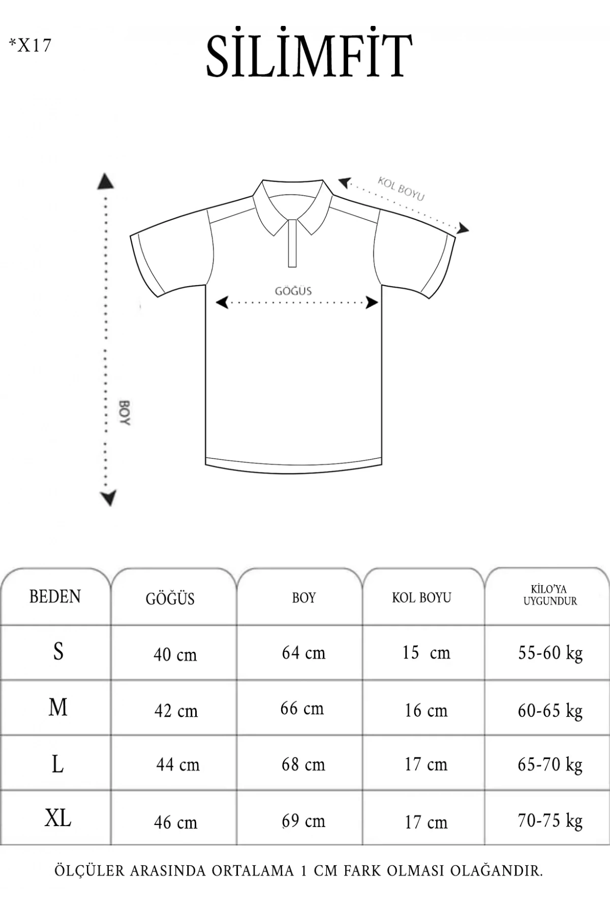 Erkek Yakalı Slim Fit Dokuma T-Shirt - Beyaz