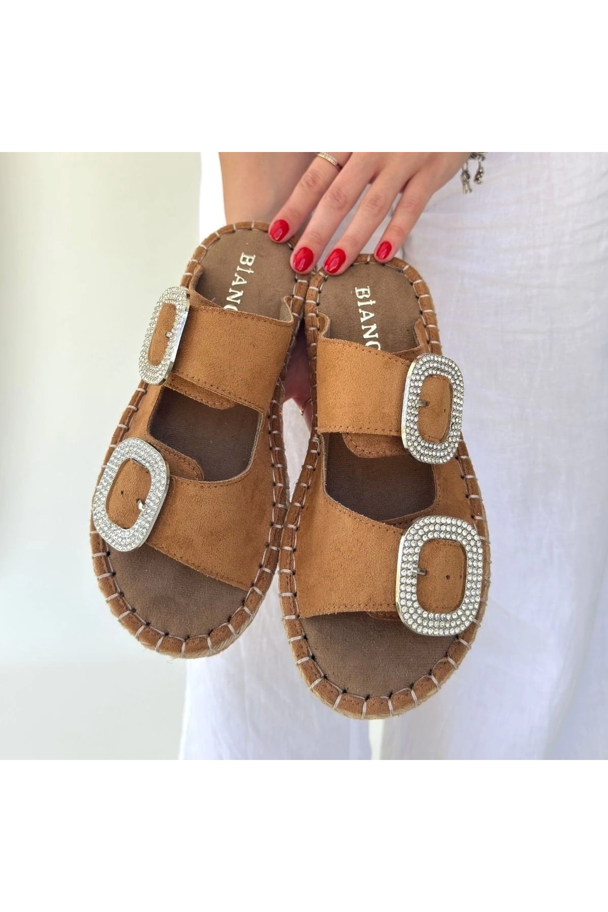 Hertas Vizon Nubuk Tokalı Terlik