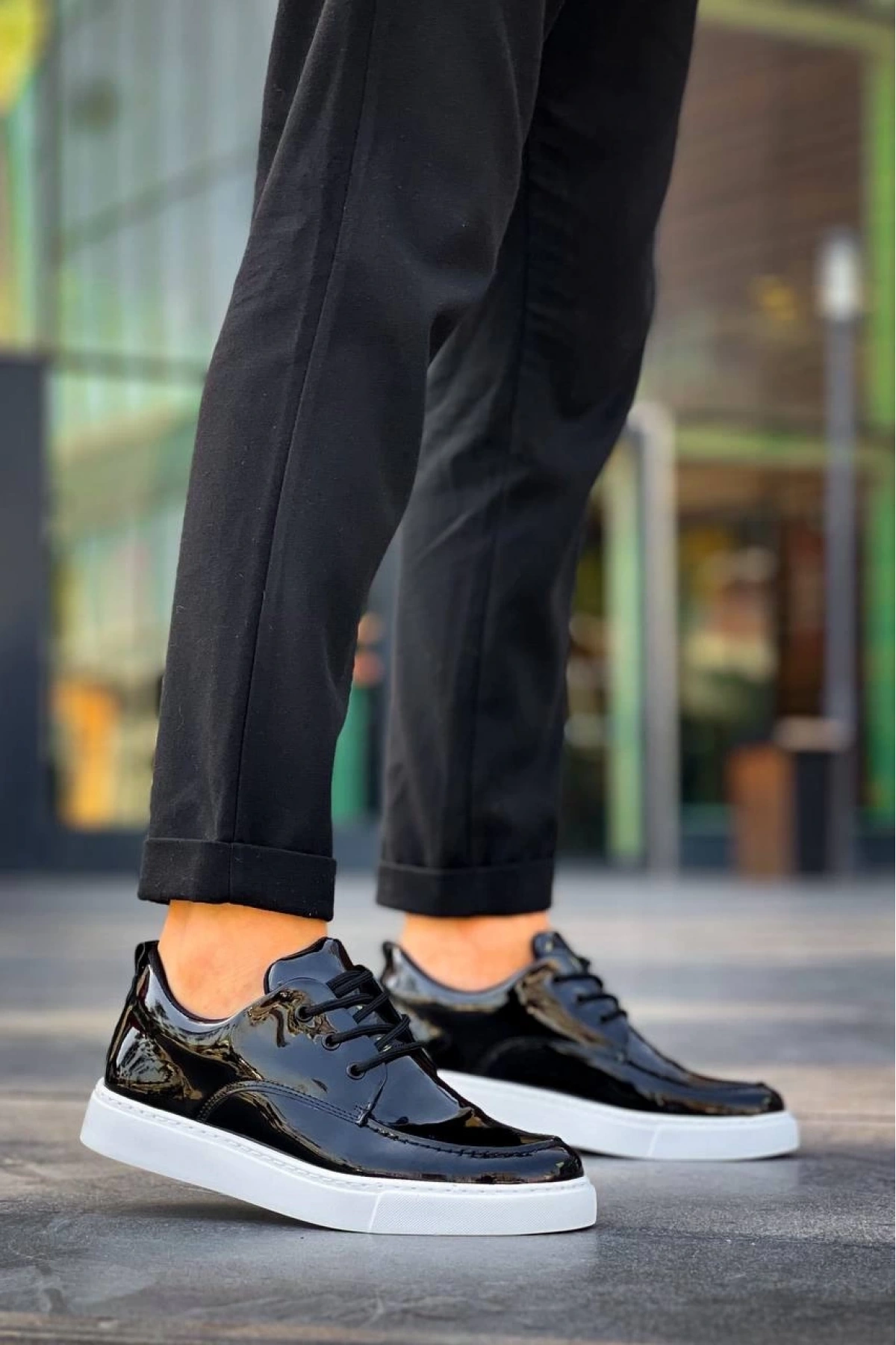 KB-X5 Kuback Siyah Rugan Günlük Erkek Ayakkabı