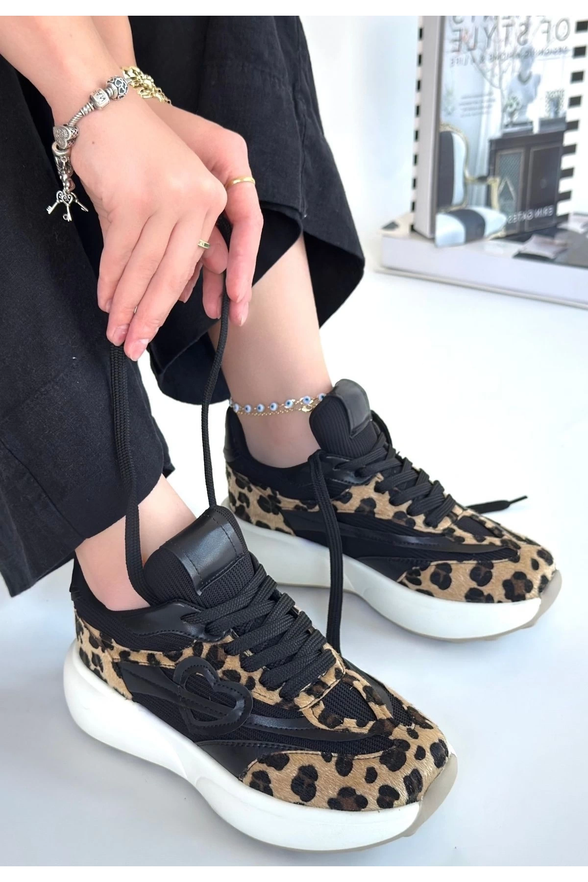 Kendy Leopar Nubuk Spor Ayakkabı