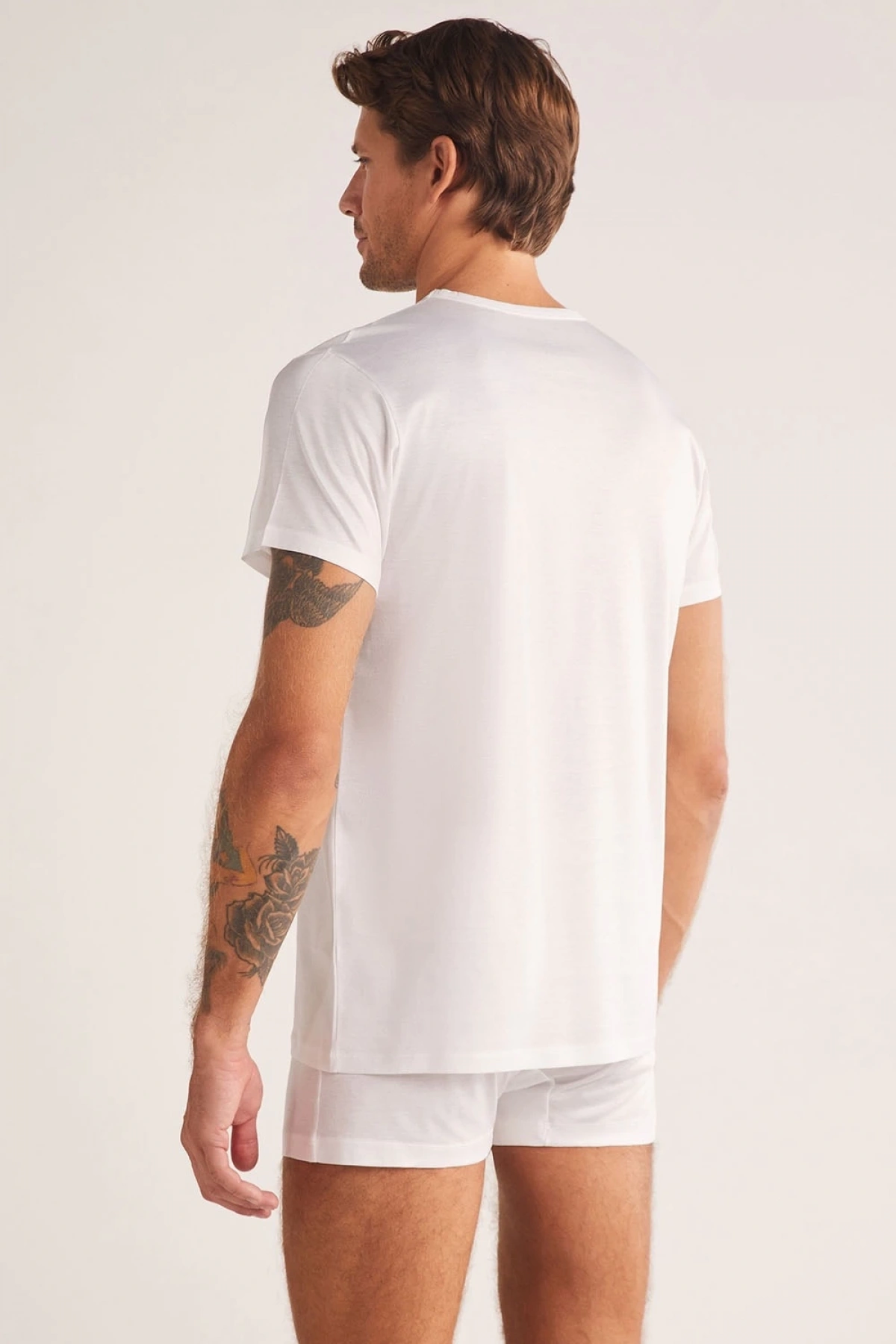 Kom Elite %100 Merserize V Yaka T-Shırt