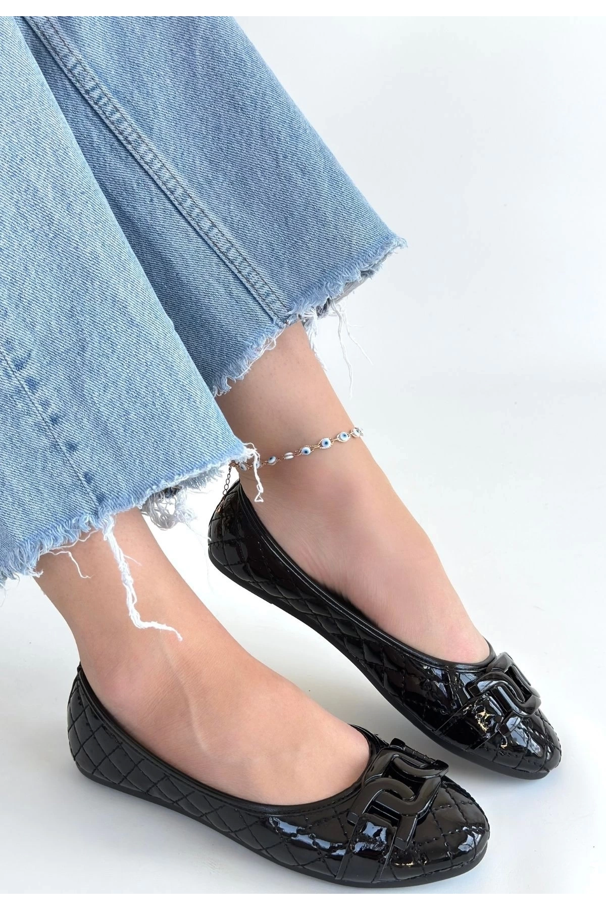 Lawy Siyah Rugan Babet Ayakkabı