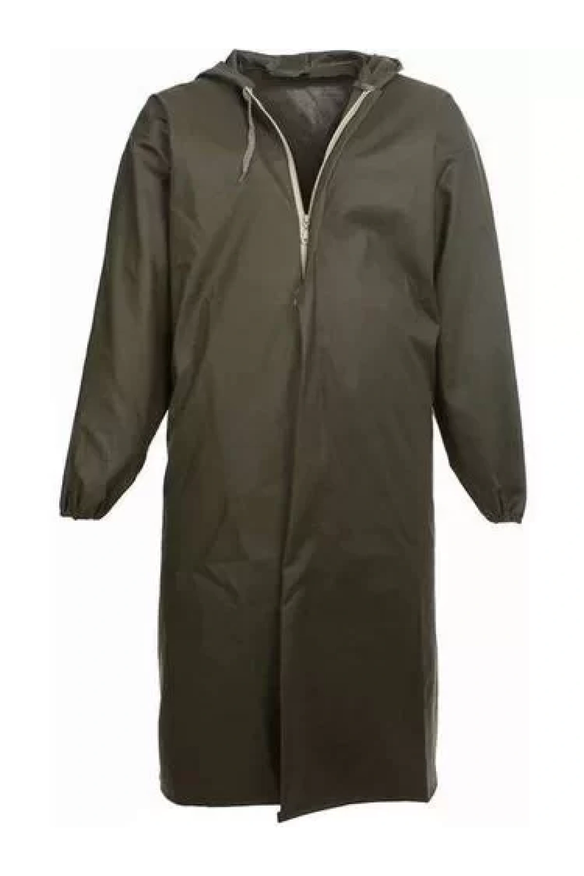 Liman, Avci, Balıkçı, Kurye Kapüşonlu Pardösü Yağmurluk - Haki