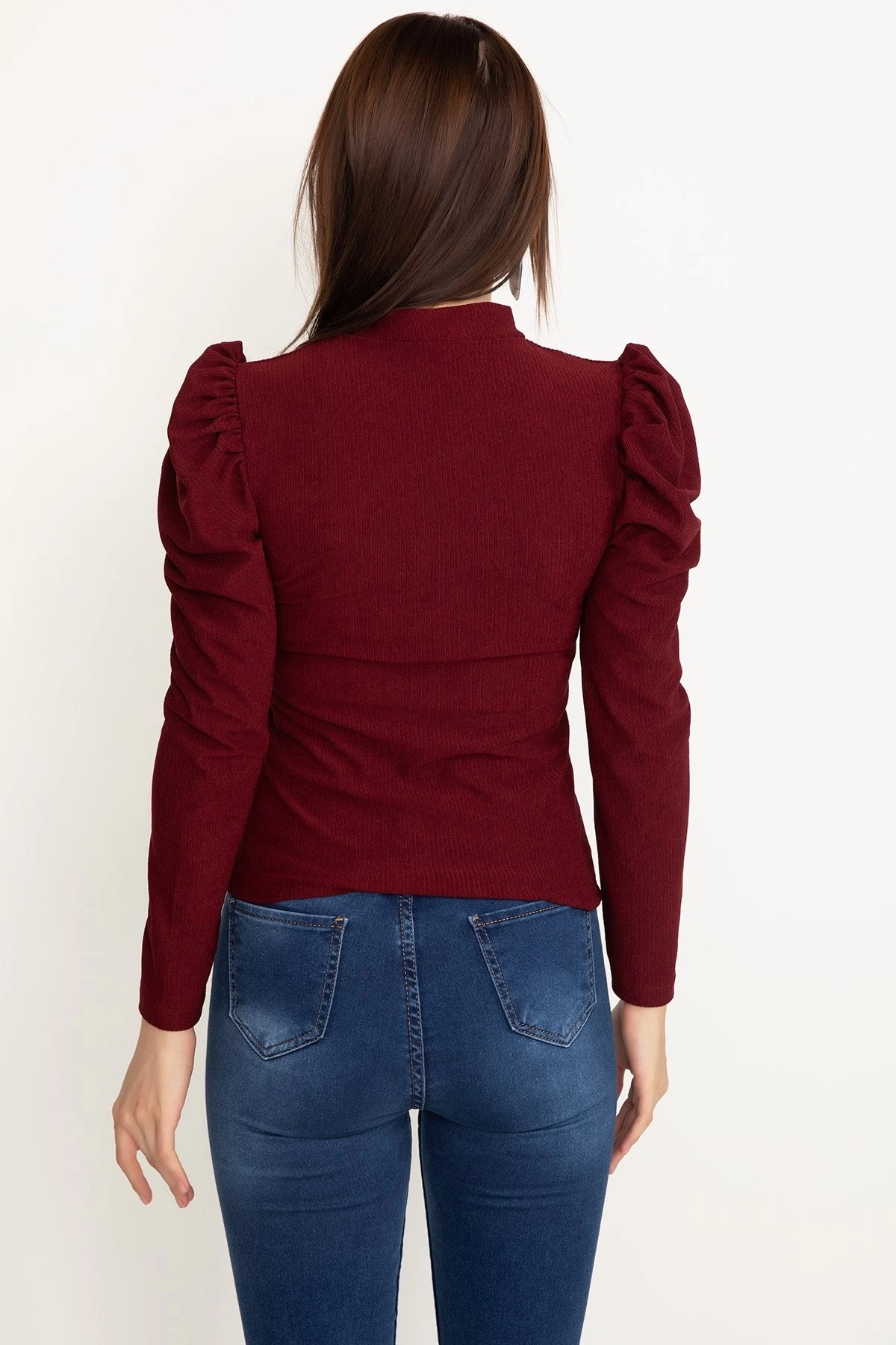 Prenses kol bluz siyah w3125