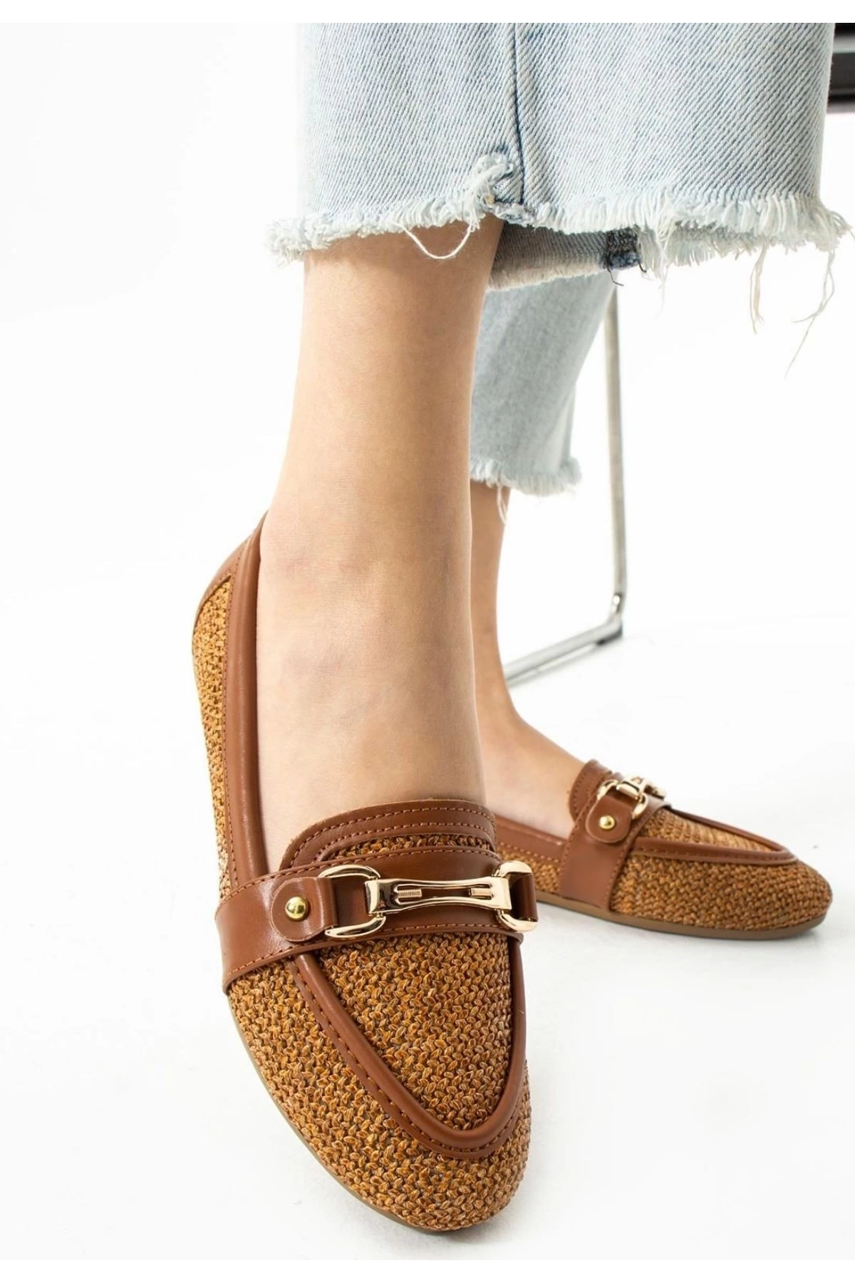 Rain Taba Cilt Babet Ayakkabı