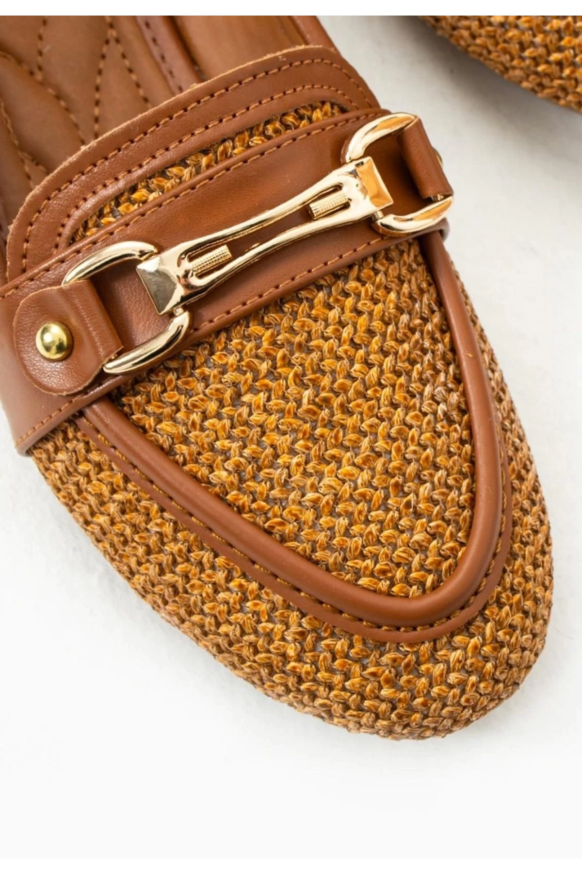 Rain Taba Cilt Babet Ayakkabı